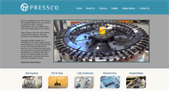 Desktop Screenshot of pressco.ie